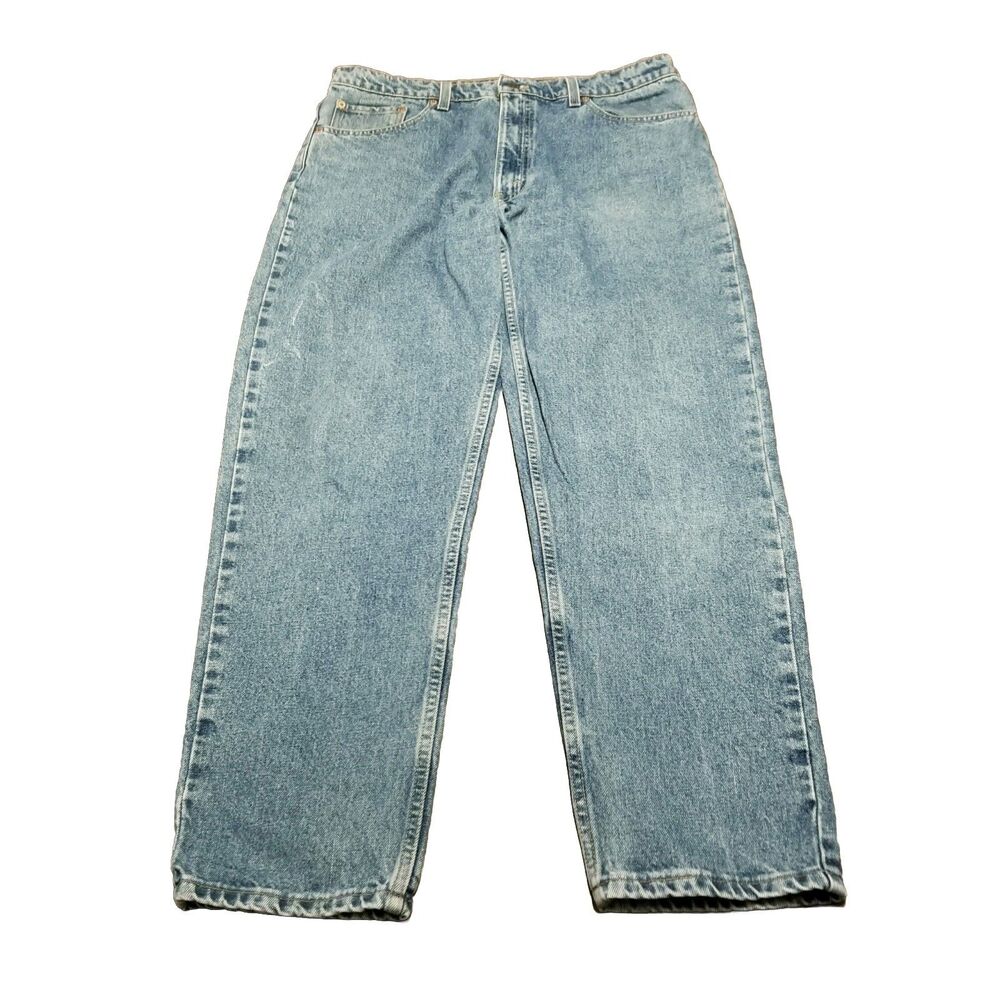 Levi's 550 Jeans Men Size 38x31 Blue Relaxed Fit Tapered Leg 1996 USA (36x30.5)